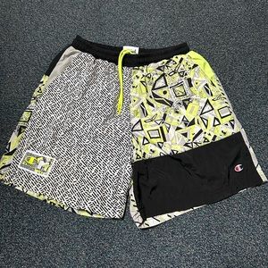 Champion x MTV Nylon Neon 80s 90s Retro Men’s Shorts Medium